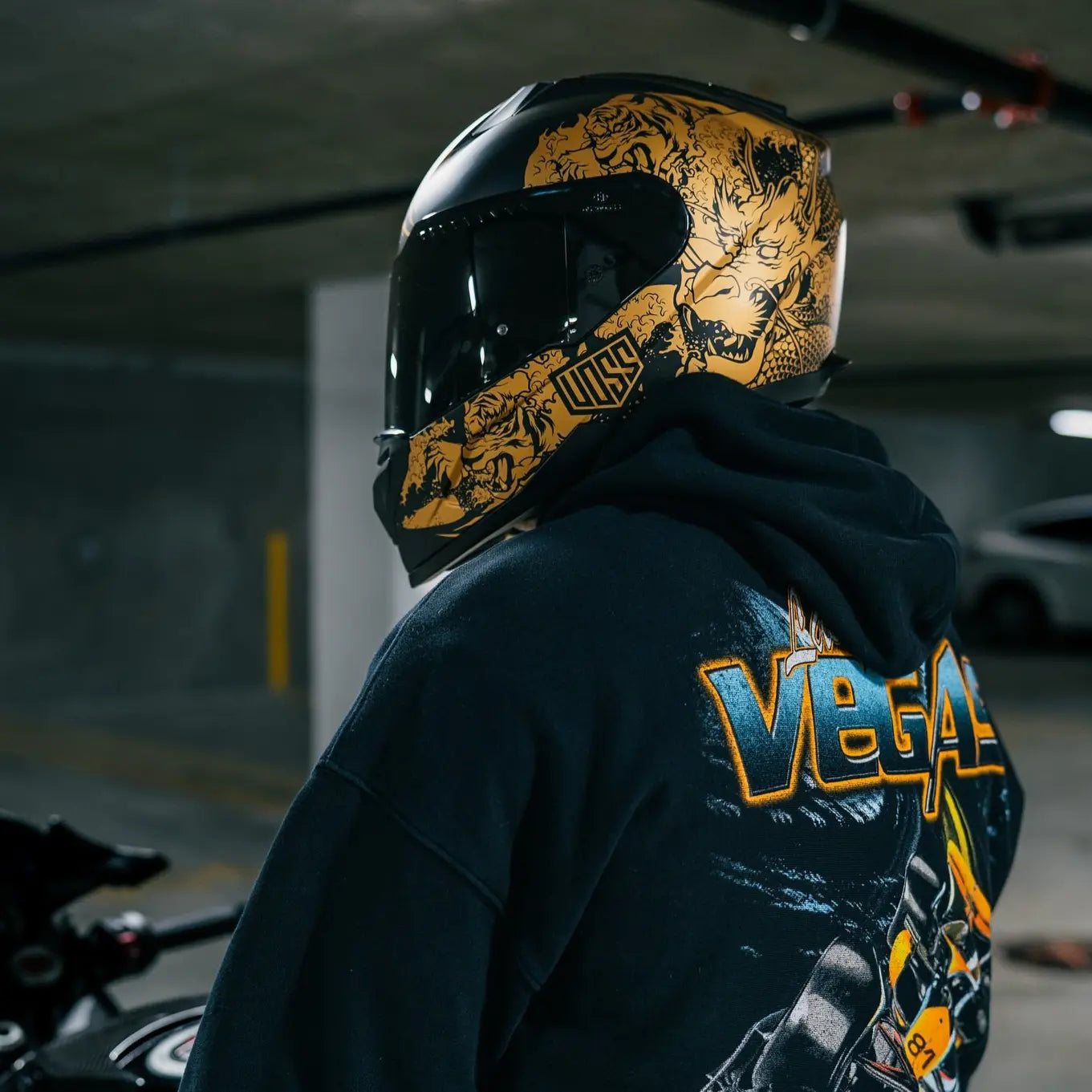 Voss 989 Moto-V Rei Motorcycle Helmet