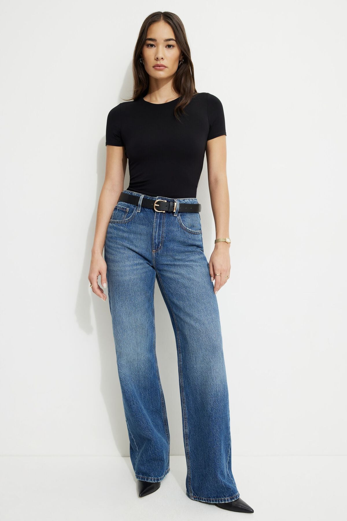 T-shirt ras du cou en jersey Drea