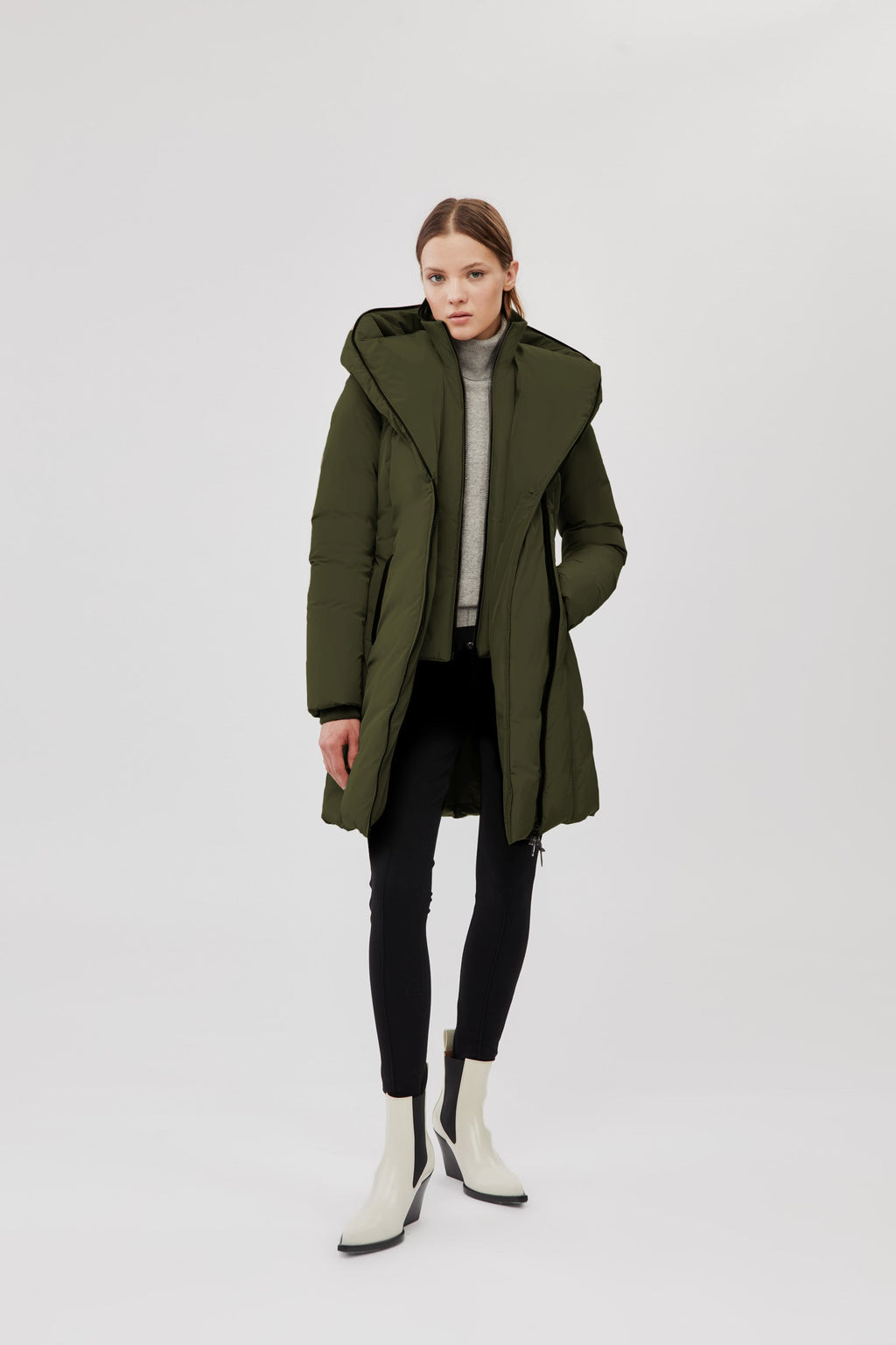 ADALI Down coat with Signature Mackage Collar
