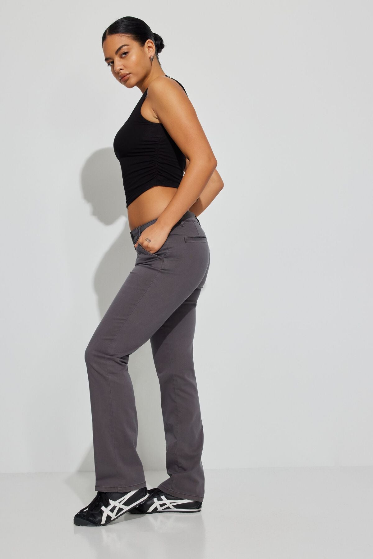 Low Rise Straight Leg Pant