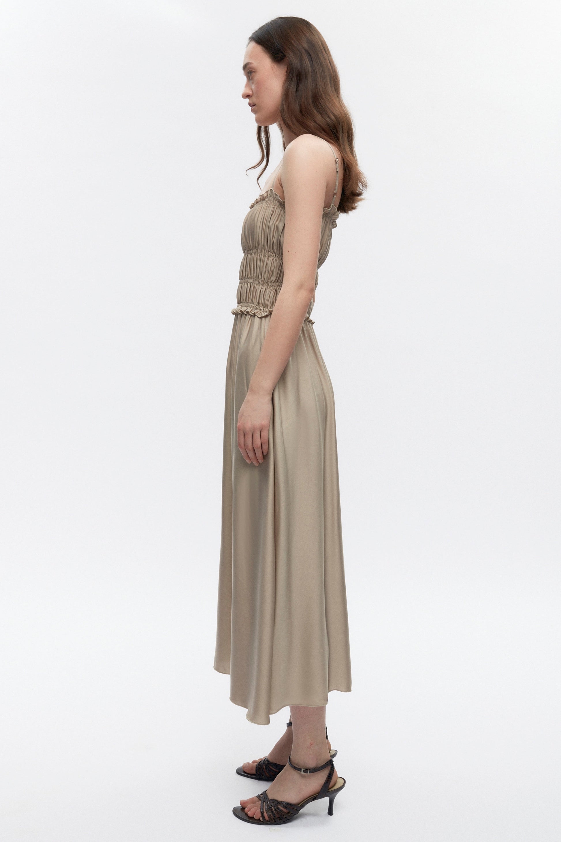 Robe à volants pour femme