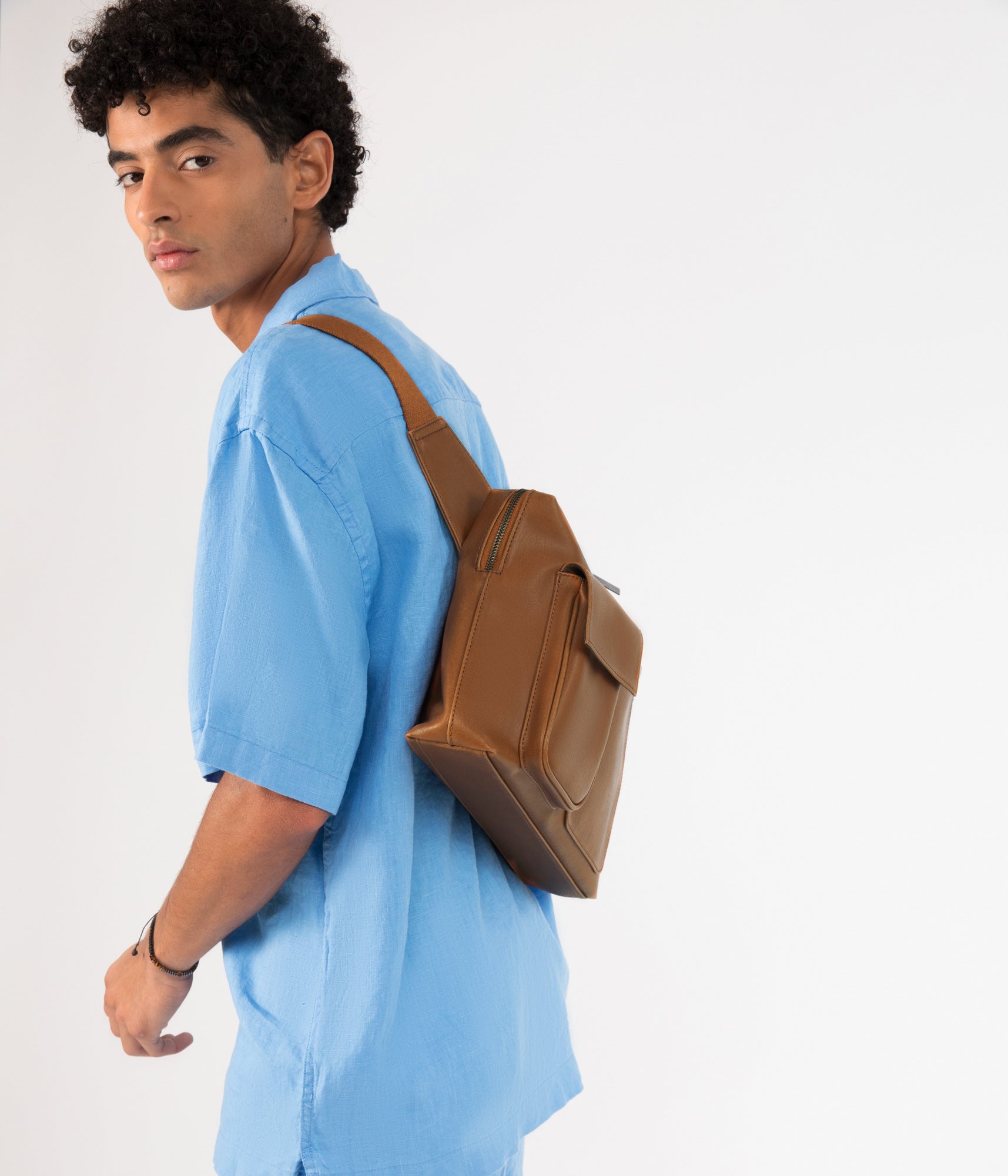 Sac bandoulière végétalien TREY - Vintage