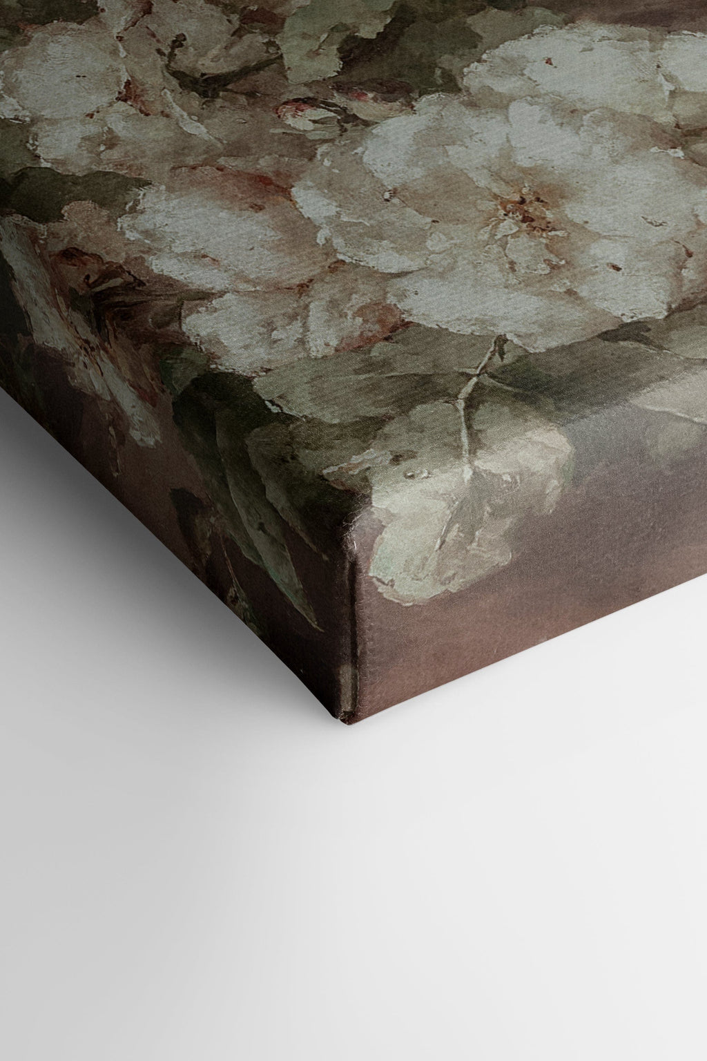 WHITE PEONY, Stretched Canvas Artwork