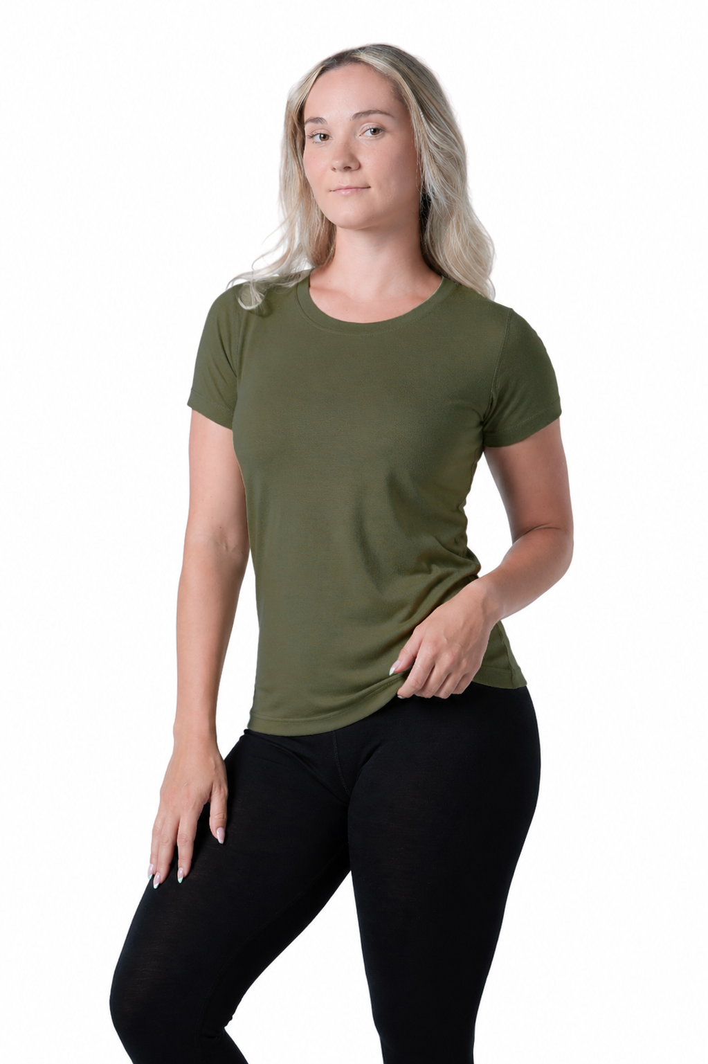 T-shirt à manches courtes pour femme, 100 % laine mérinos, 180 g/m² - Léger 