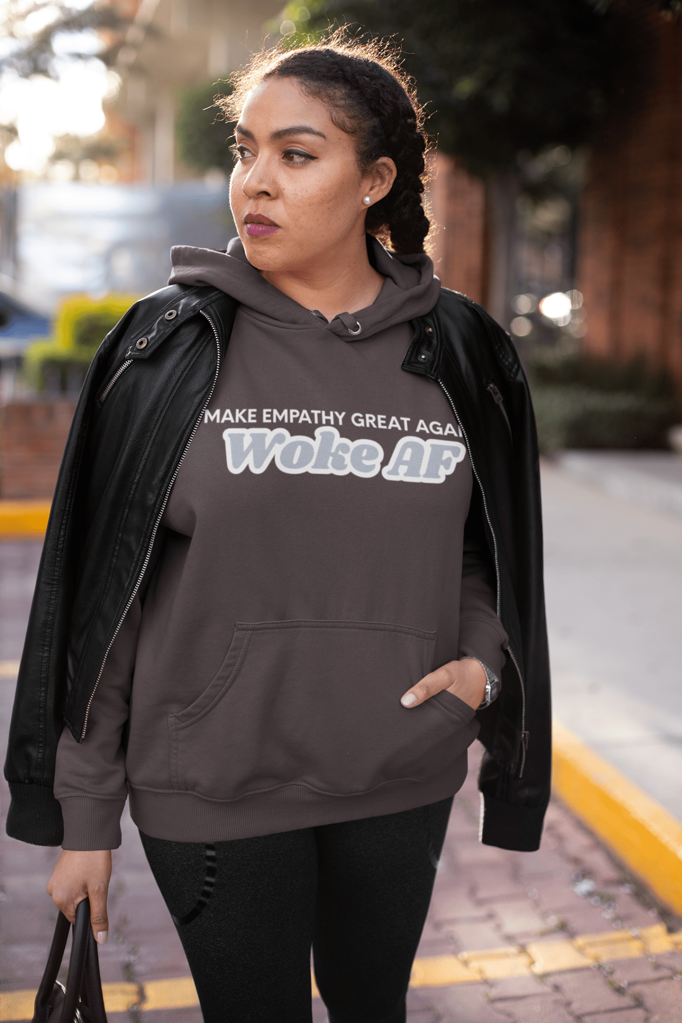 WOKE AF Make Empathy Great Again Classic Unisex Pullover Hoodie
