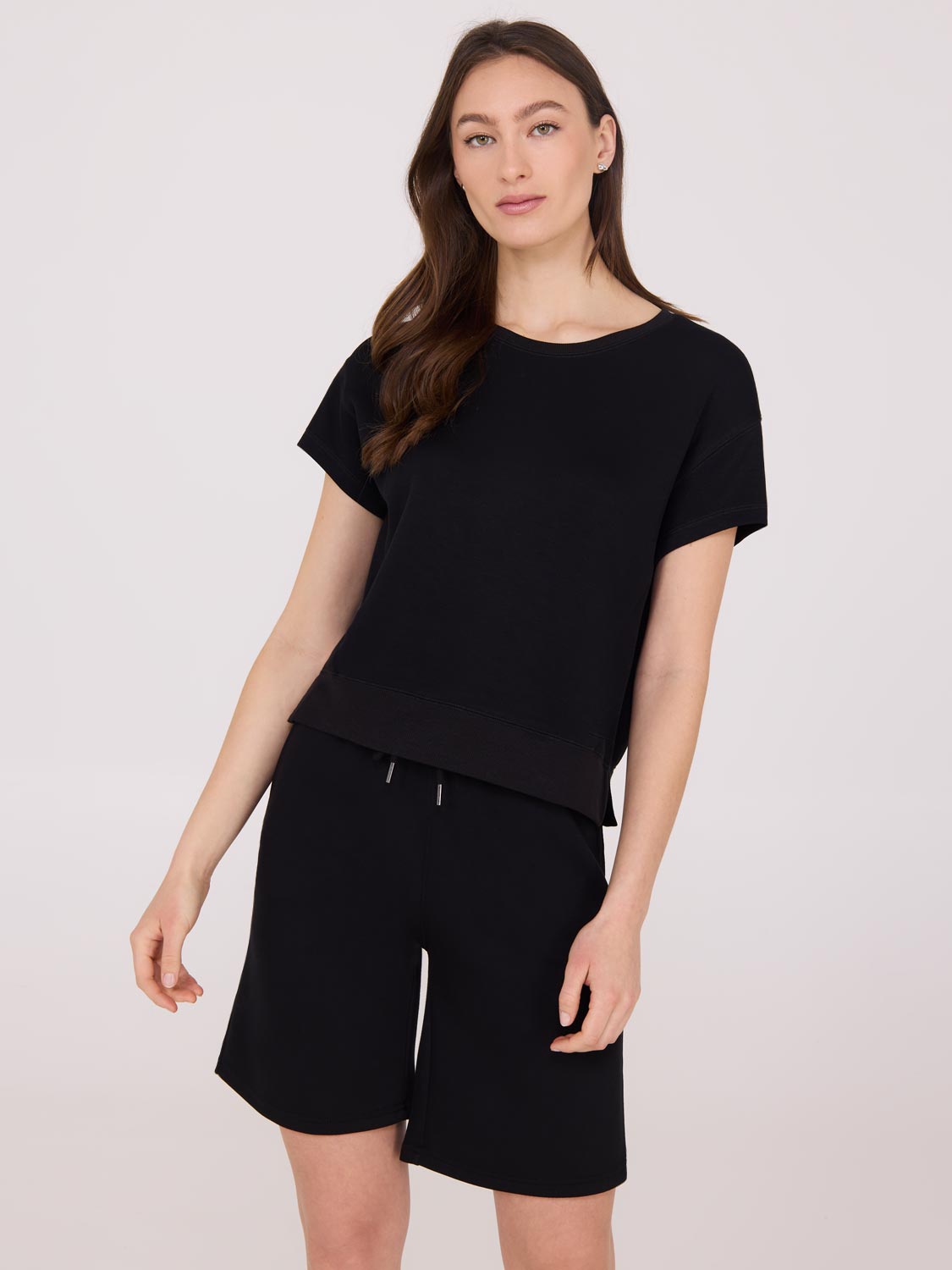 Sweat-shirt taille haute en polaire Cloud