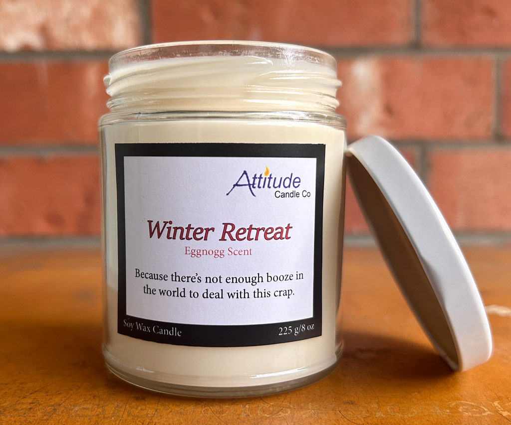 Retraite hivernale - Bougie parfumée au lait de poule