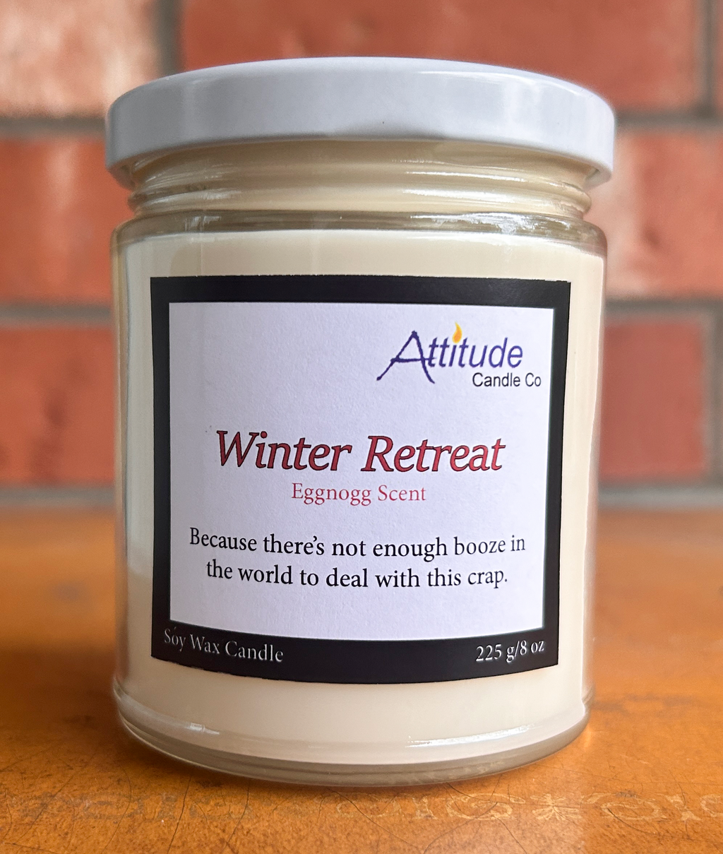 Retraite hivernale - Bougie parfumée au lait de poule