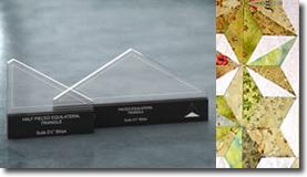 Westalee par Sew Steady - Ensemble de rangement triangulaire équilatéral en pièces 