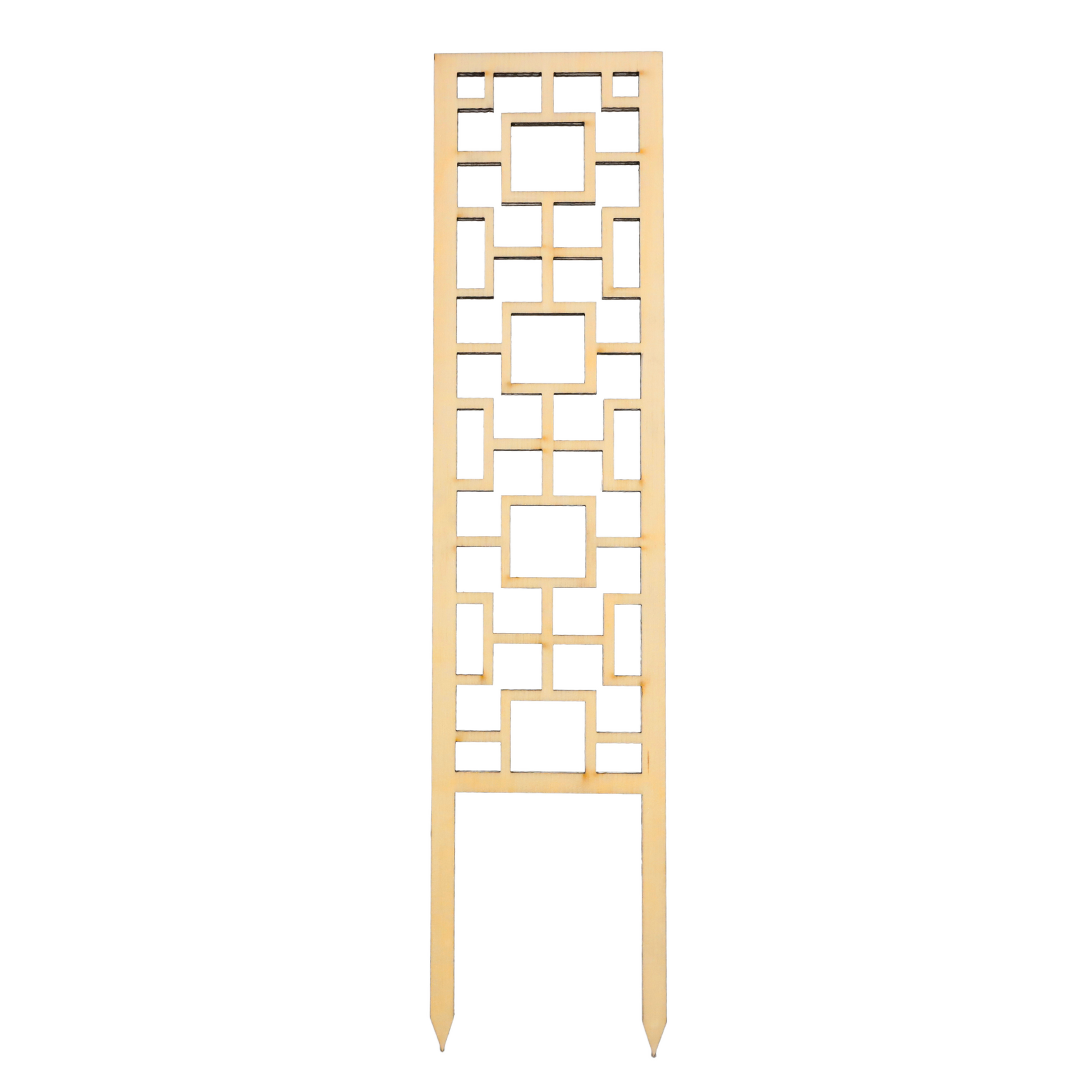 Tropical Squares Wooden Trellis