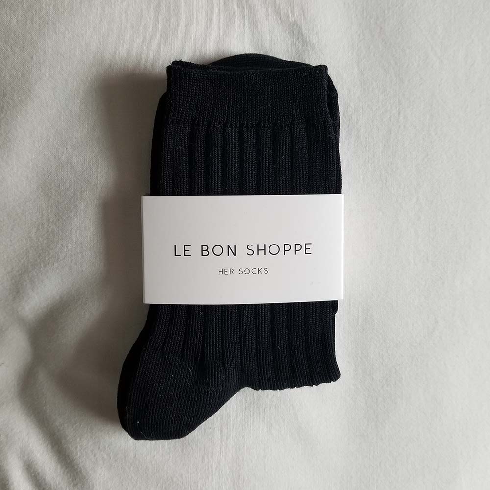 Chaussettes noires Le Bon Shoppe pour elle
