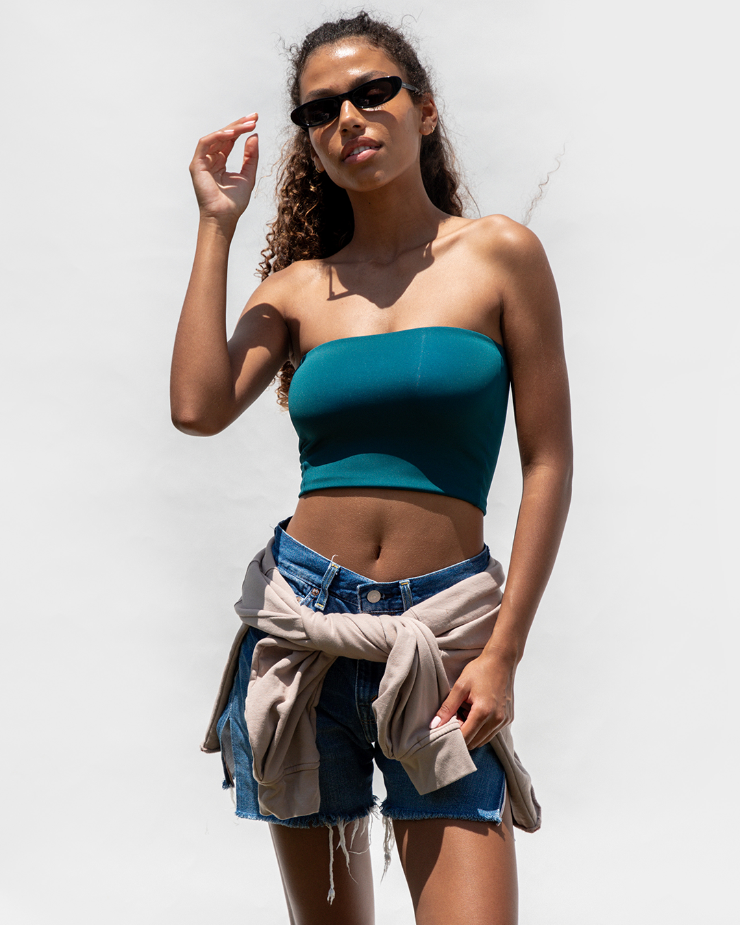 Crop top tubulaire