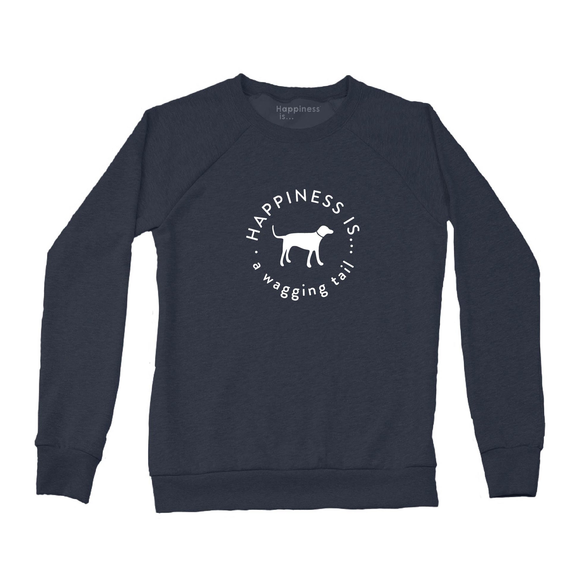 Women's Wagging Tail Crew Sweatshirt, True Navy