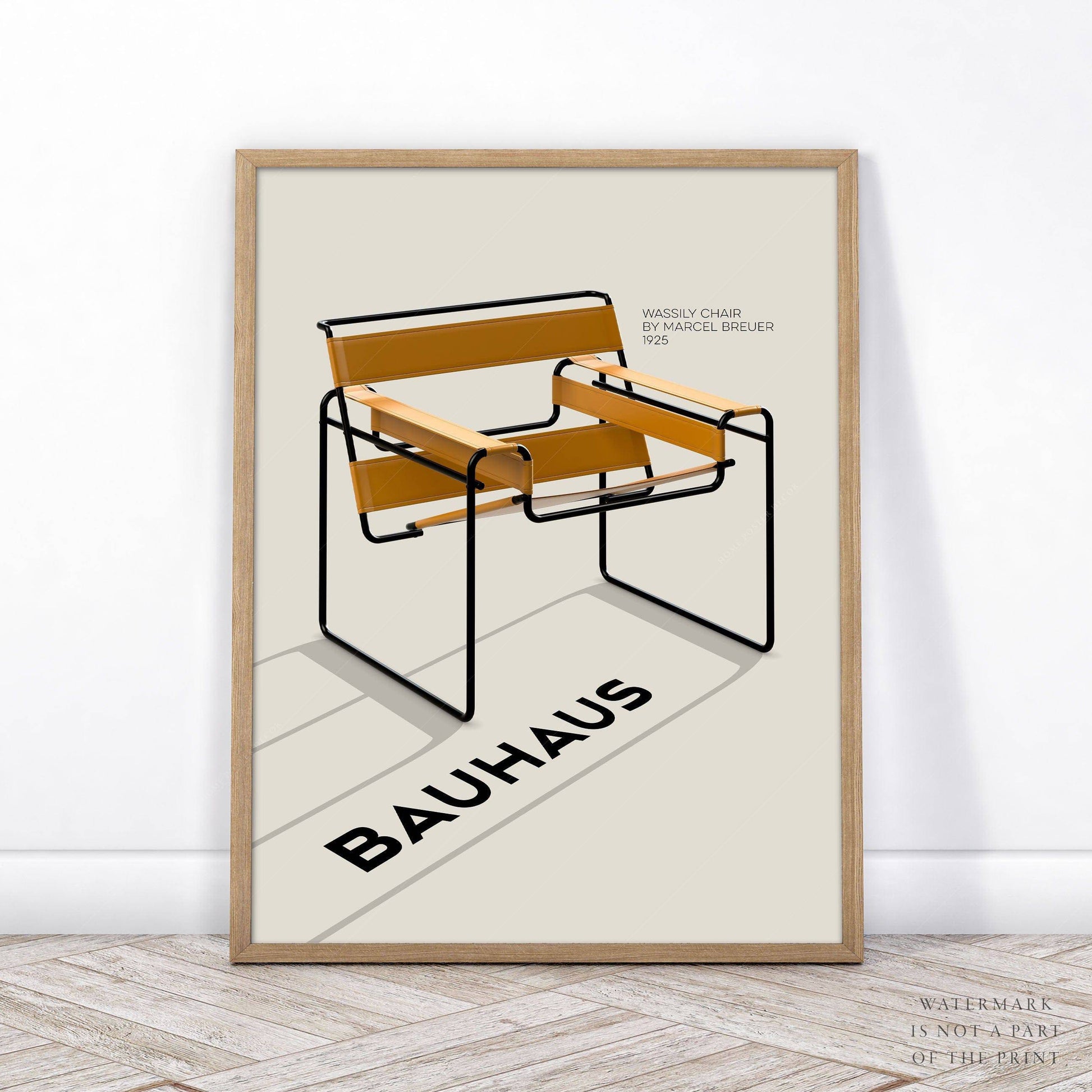 Marcel Breuer Wassily Chair Bauhaus Print – Modern Design Wall Art