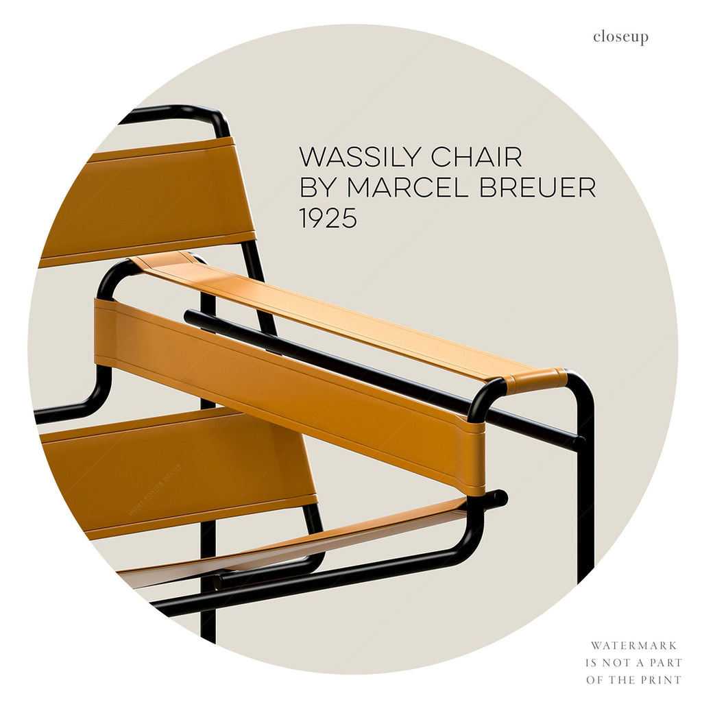 Marcel Breuer Wassily Chair Bauhaus Print – Modern Design Wall Art
