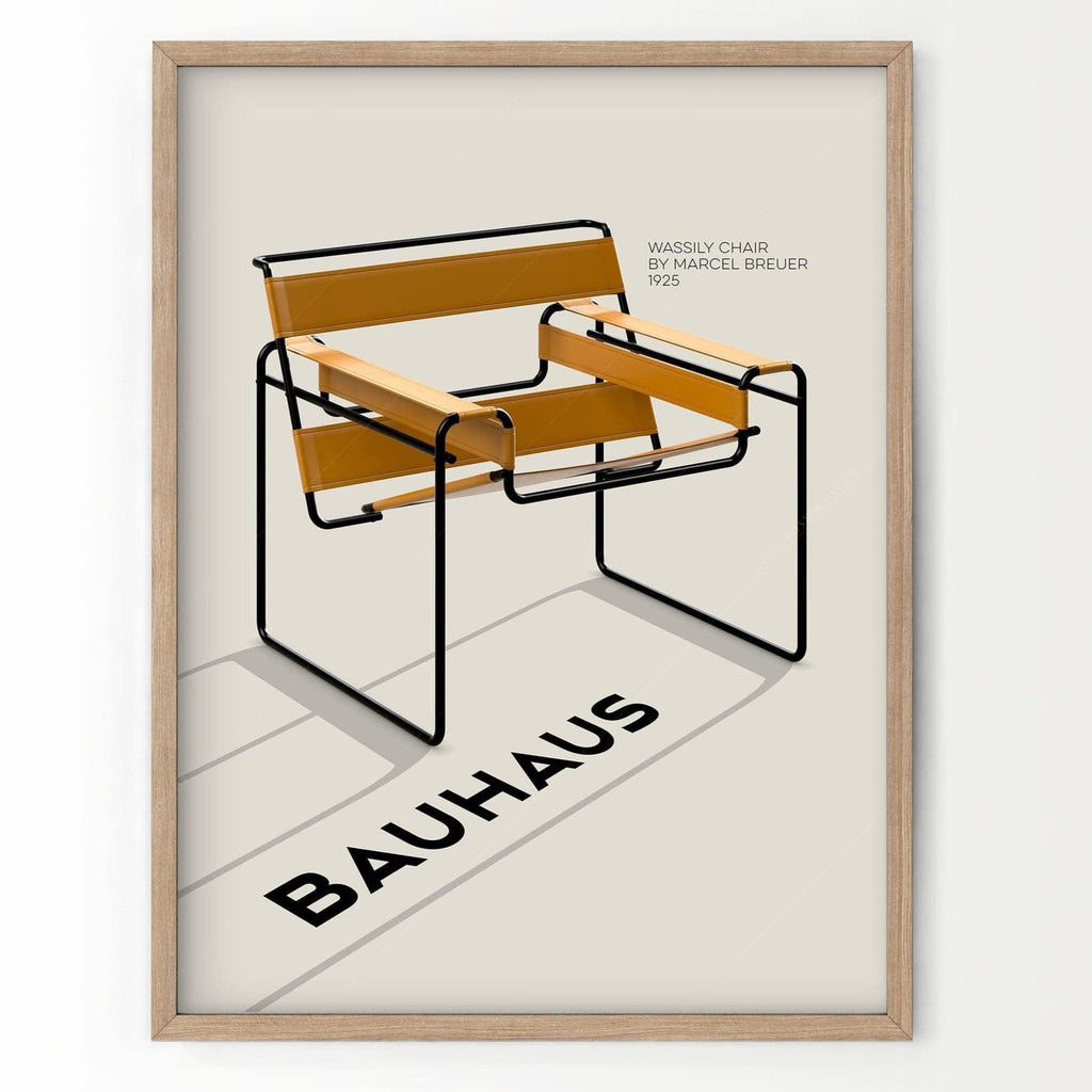 Marcel Breuer Wassily Chair Bauhaus Print – Modern Design Wall Art