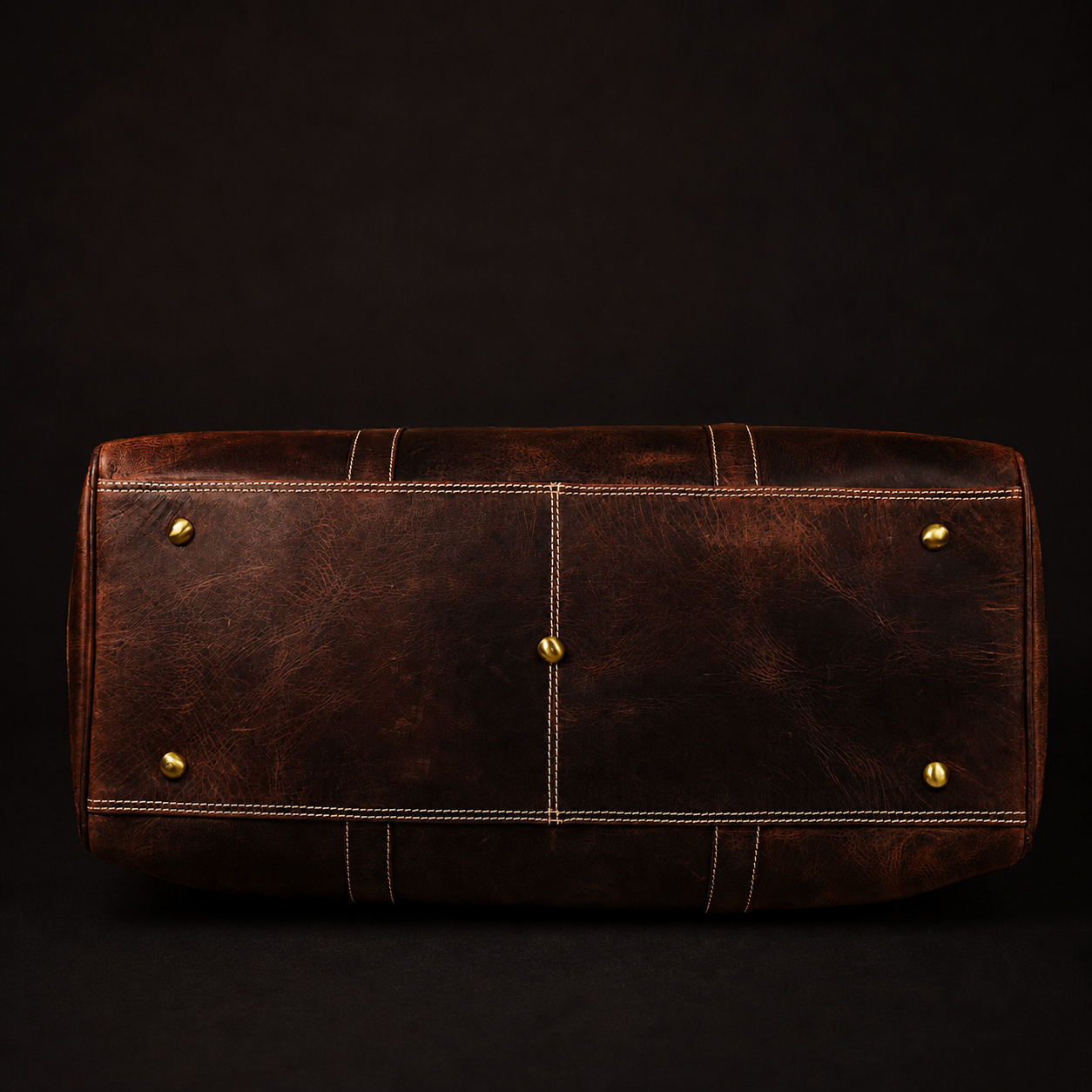 The Wayfarer Bag - Brown Classic Full-Grain Leather Duffle Bag