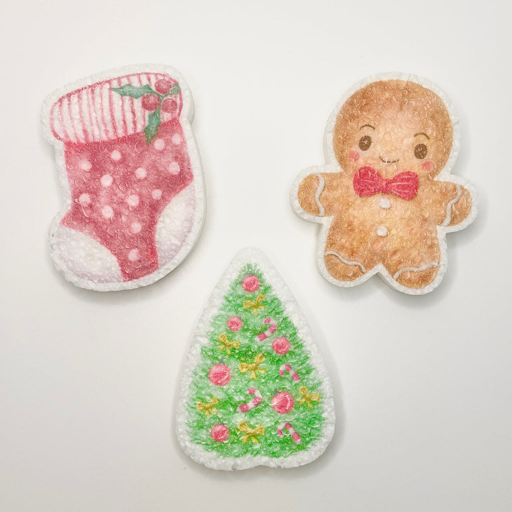 Éponge pop-up sapin de Noël