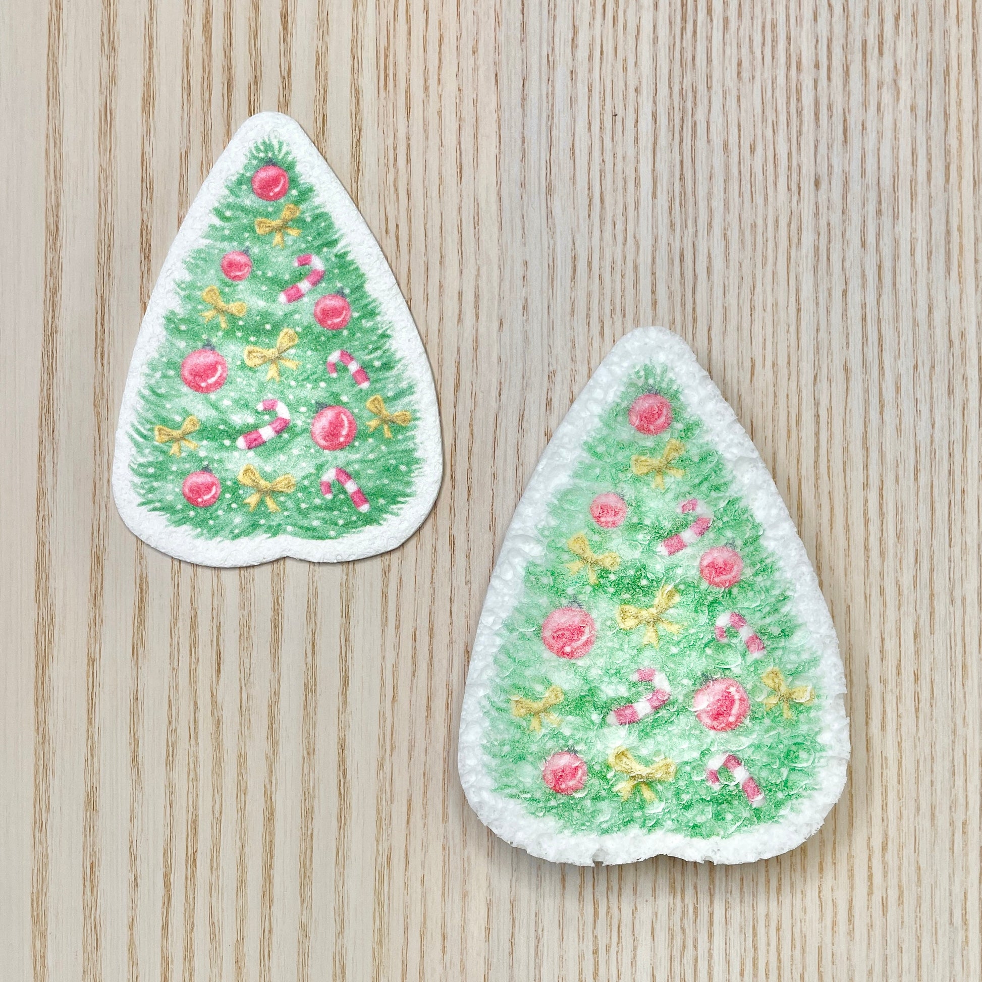 Éponge pop-up sapin de Noël