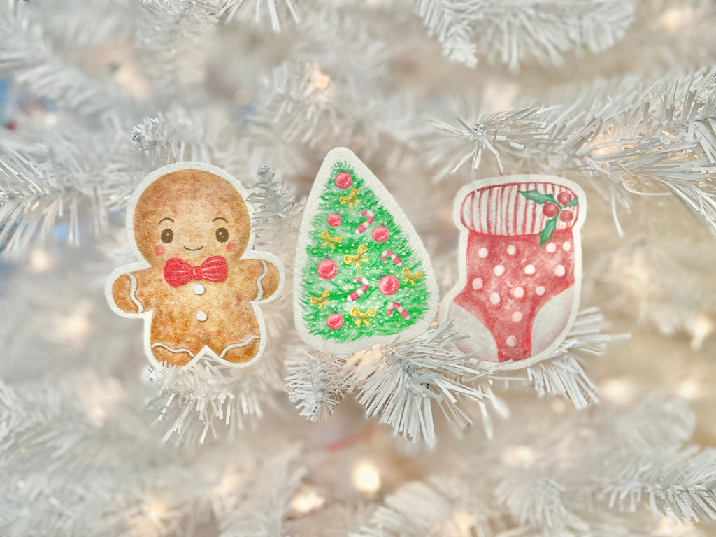 Éponge pop-up sapin de Noël