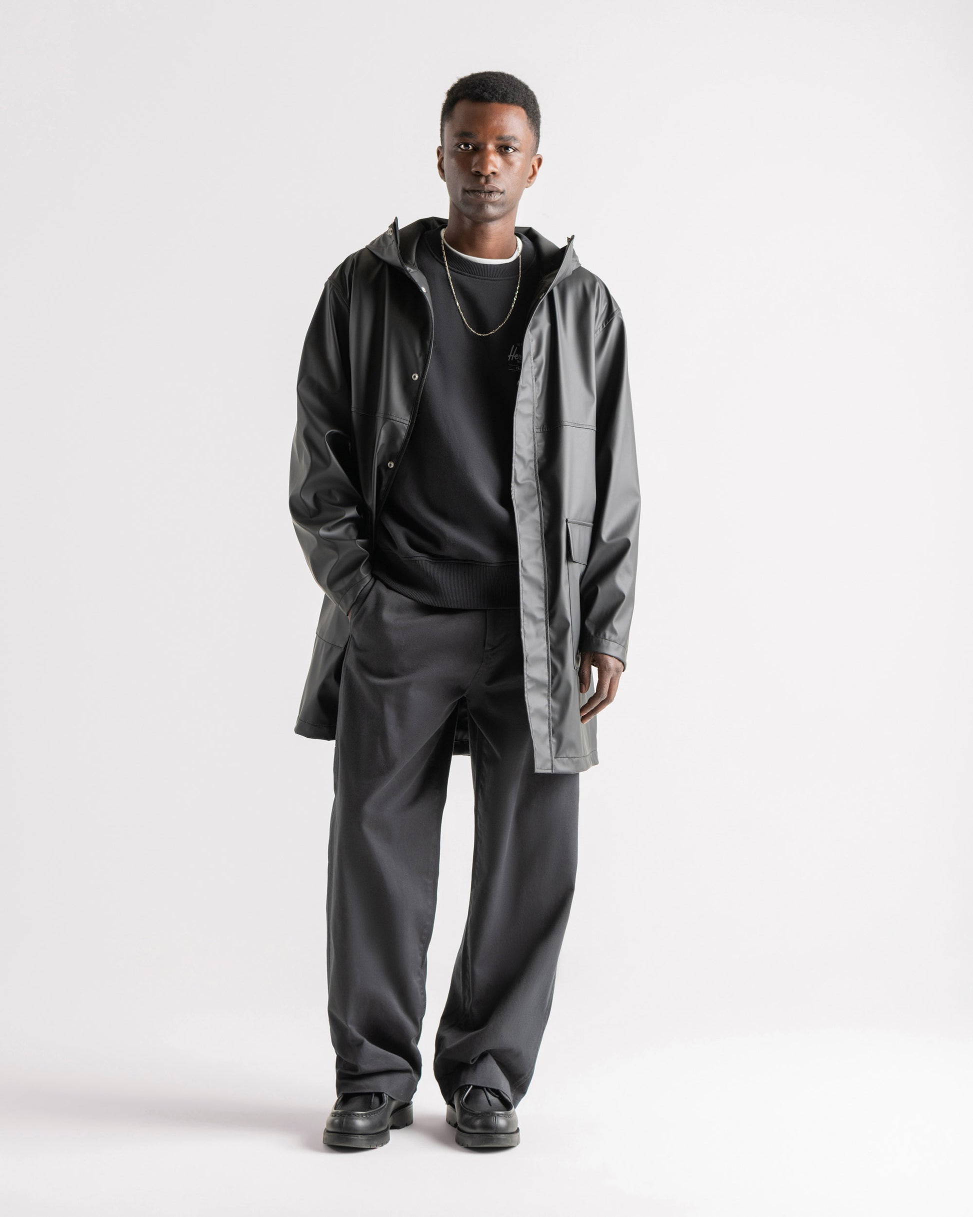 Long Classic Rain Jacket Men's