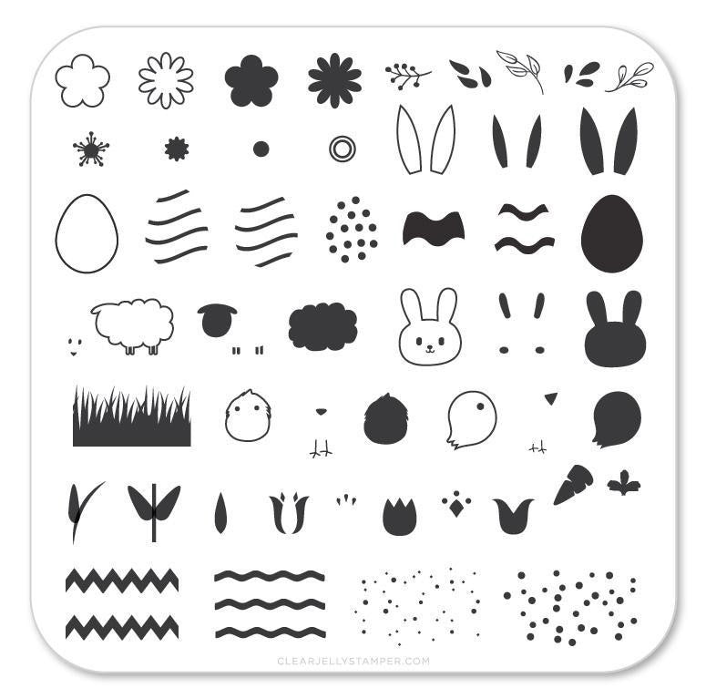 Clear Jelly Stamper - Easter 2