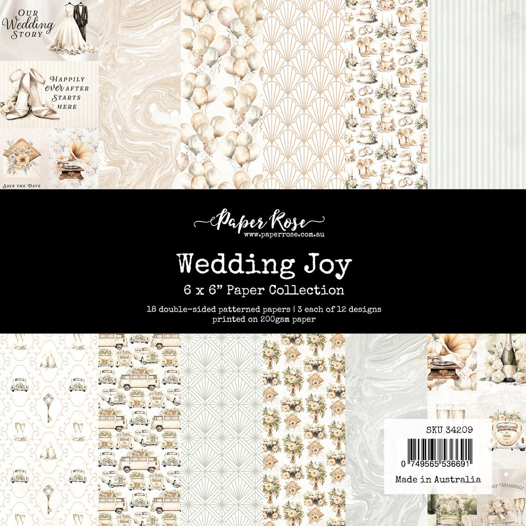 Wedding Joy 6x6 Paper Collection 34209