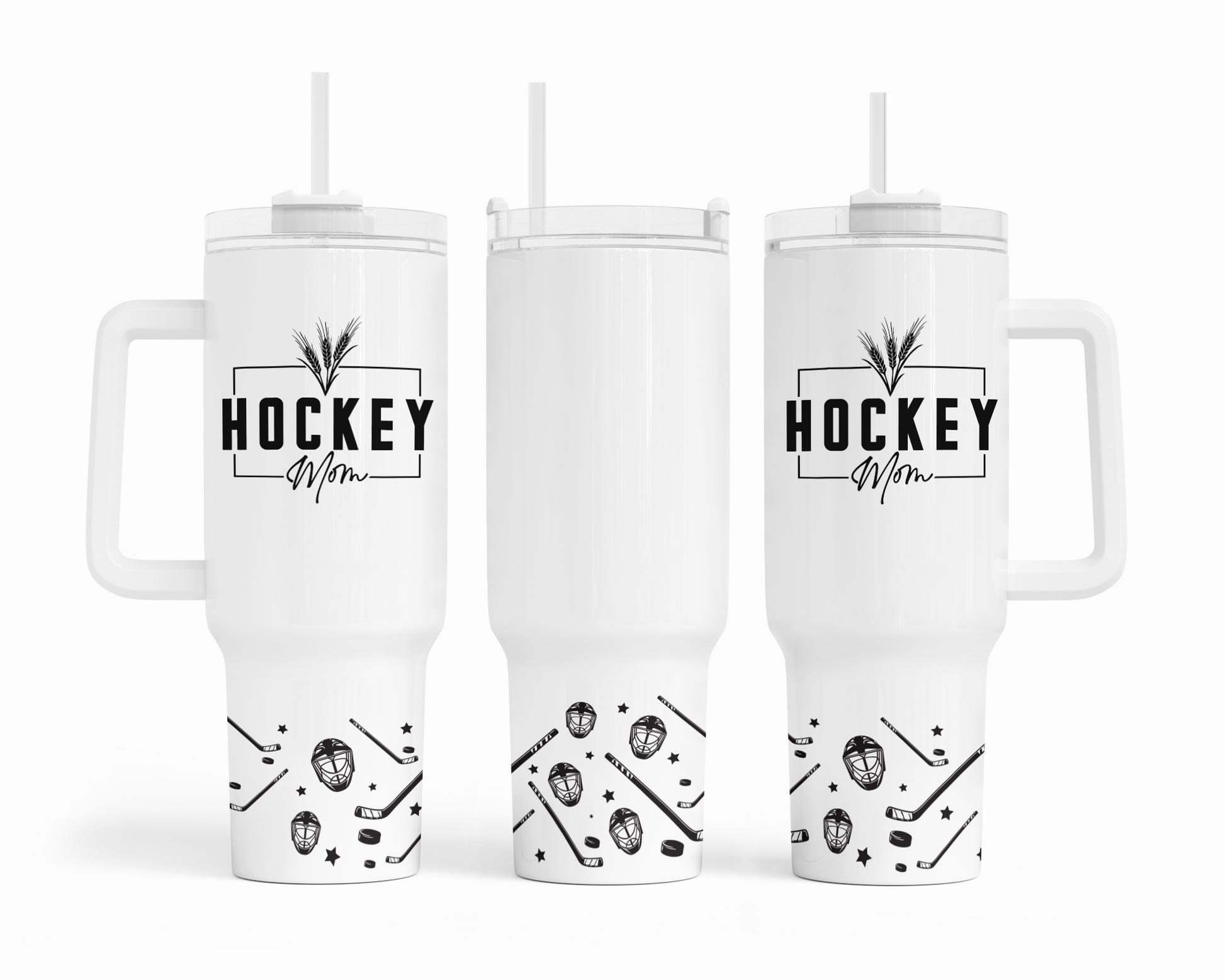 Lily Hockey Mom 40oz Tumbler | Saskatchewan Tumbler