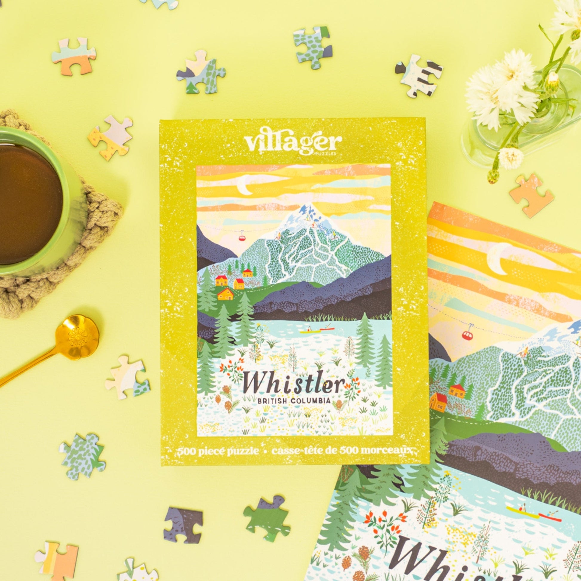 Whistler Mountain | 500-Piece Puzzle for Adults | Designed in Canada by Anja Jane