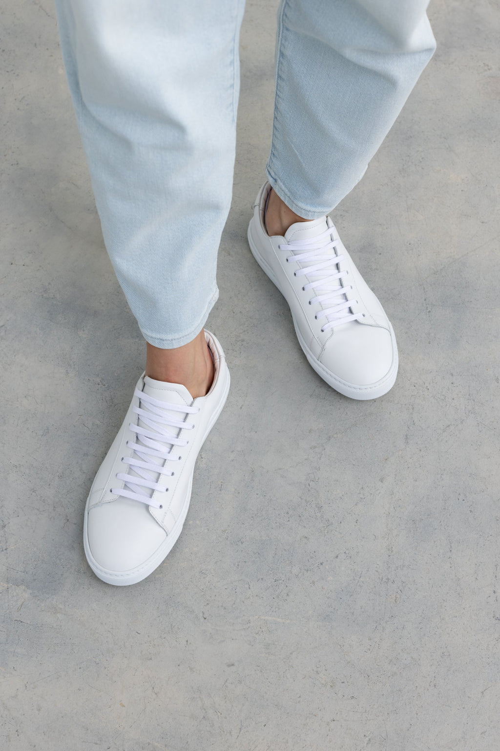 White Calfskin Città Sneaker