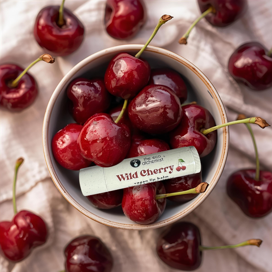 Compostable Wild Cherry Lip Balm