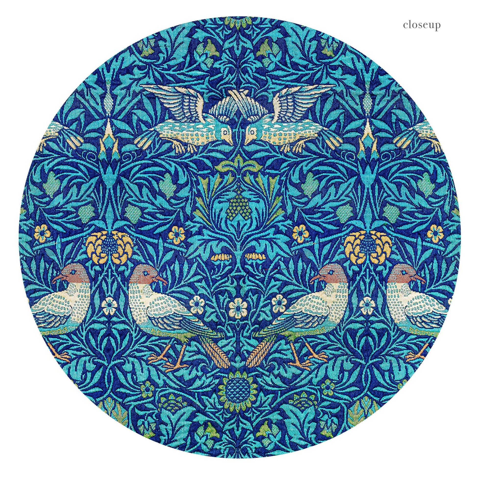 William Morris Bird Pattern Art Print – Arts and Crafts Wall Decor