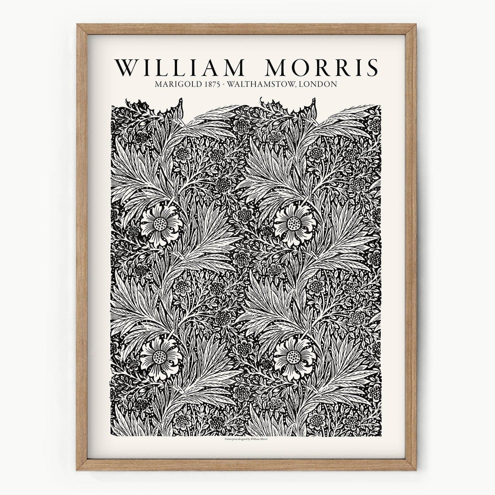 William Morris Marigold 1875 Art Print – Arts and Crafts Wall Decor