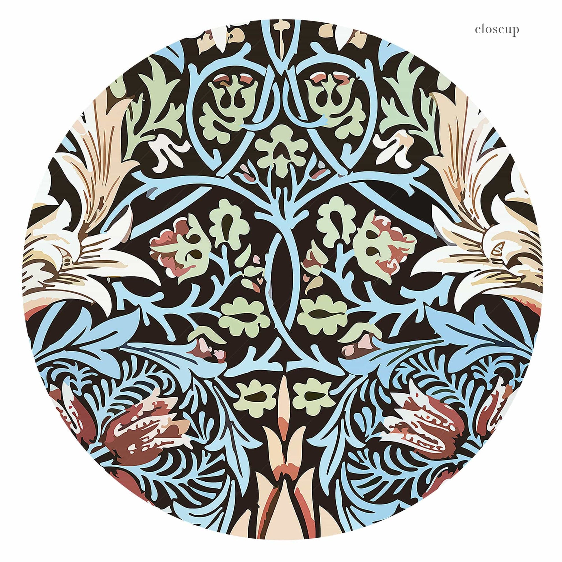 William Morris Snakeshead Art Print – Arts and Crafts Wall Decor