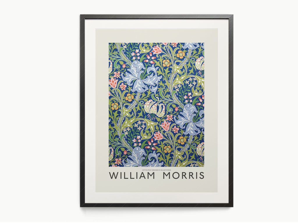 William Morris Golden Lily Art Print – Botanical Wall Art Poster