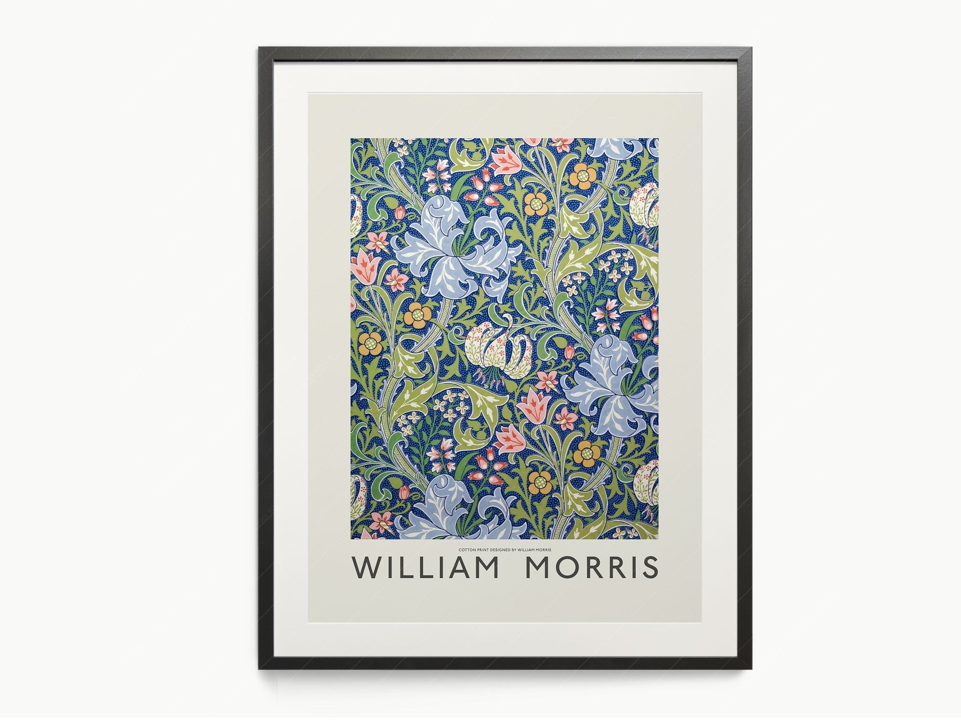 William Morris Golden Lily Art Print – Botanical Wall Art Poster