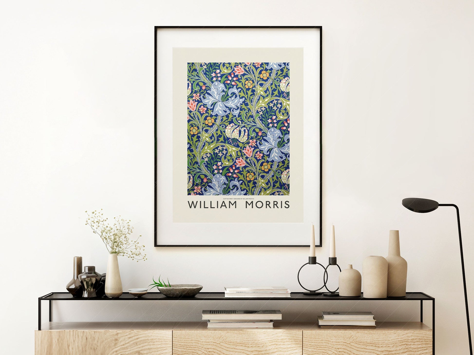 William Morris Golden Lily Art Print – Botanical Wall Art Poster