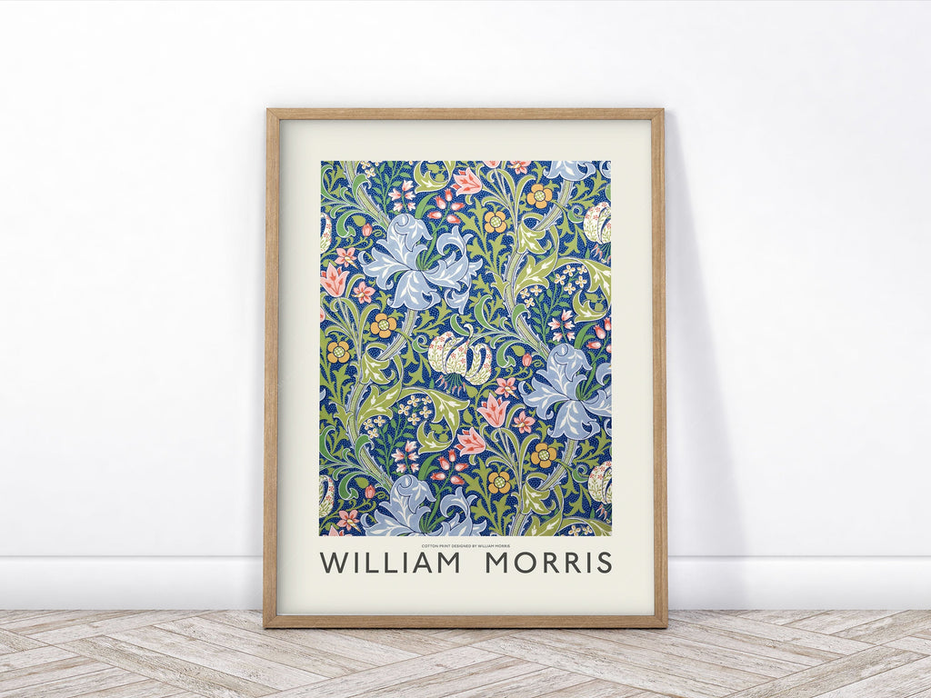 William Morris Golden Lily Art Print – Botanical Wall Art Poster