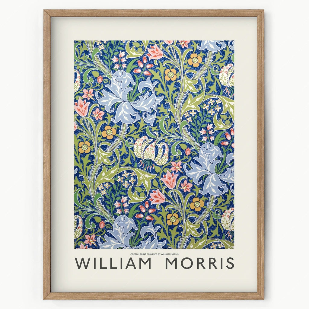 William Morris Golden Lily Art Print – Botanical Wall Art Poster