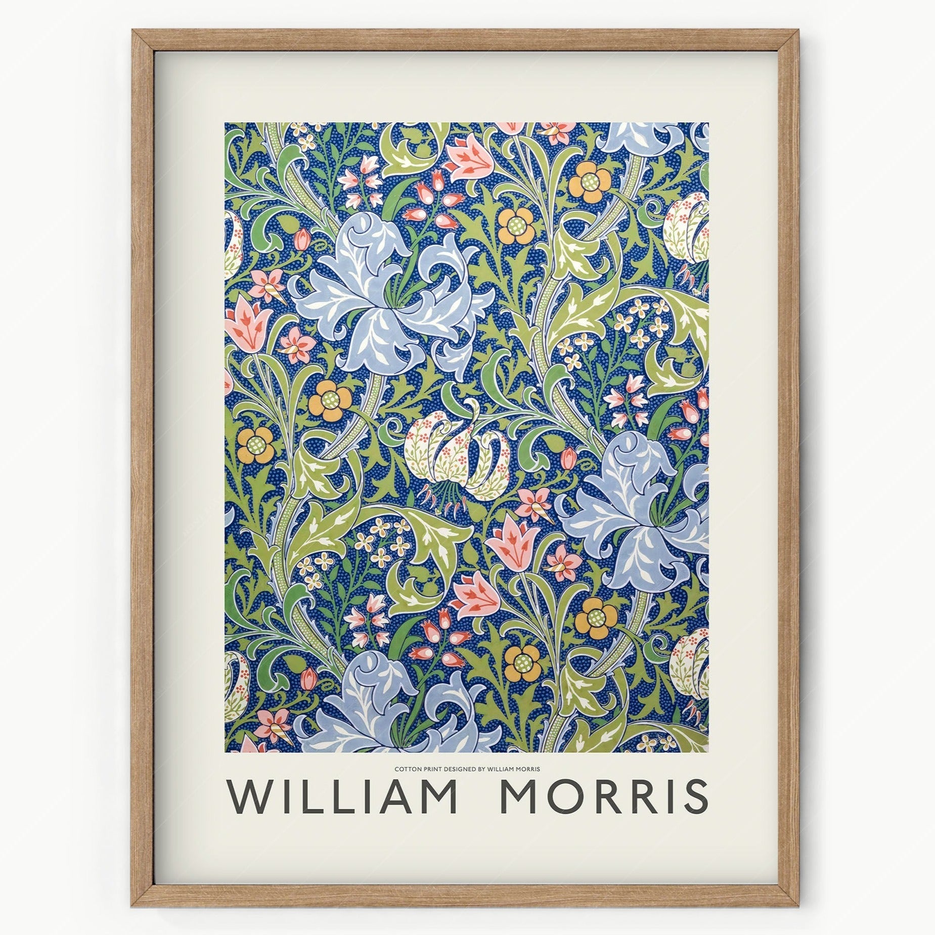 William Morris Golden Lily Art Print – Botanical Wall Art Poster