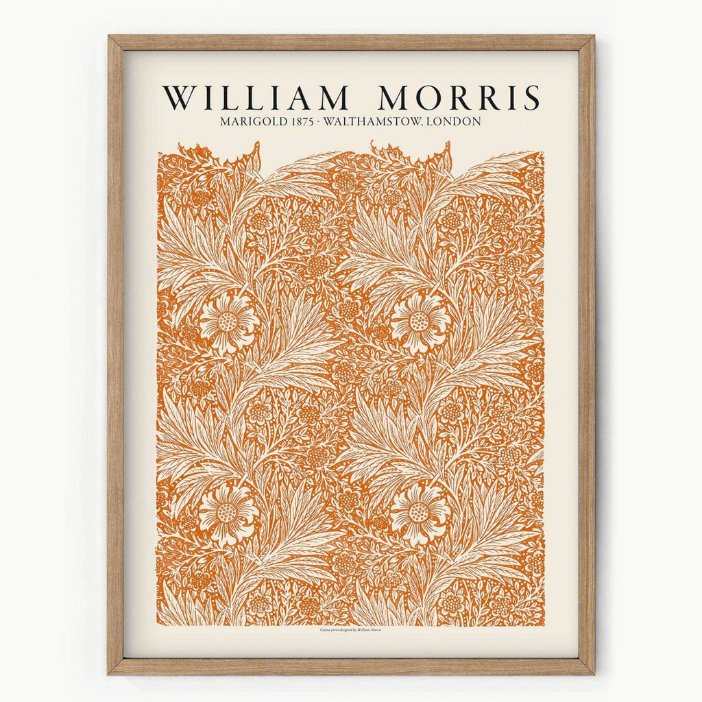William Morris Marigold 1875 Art Print – Arts and Crafts Wall Decor