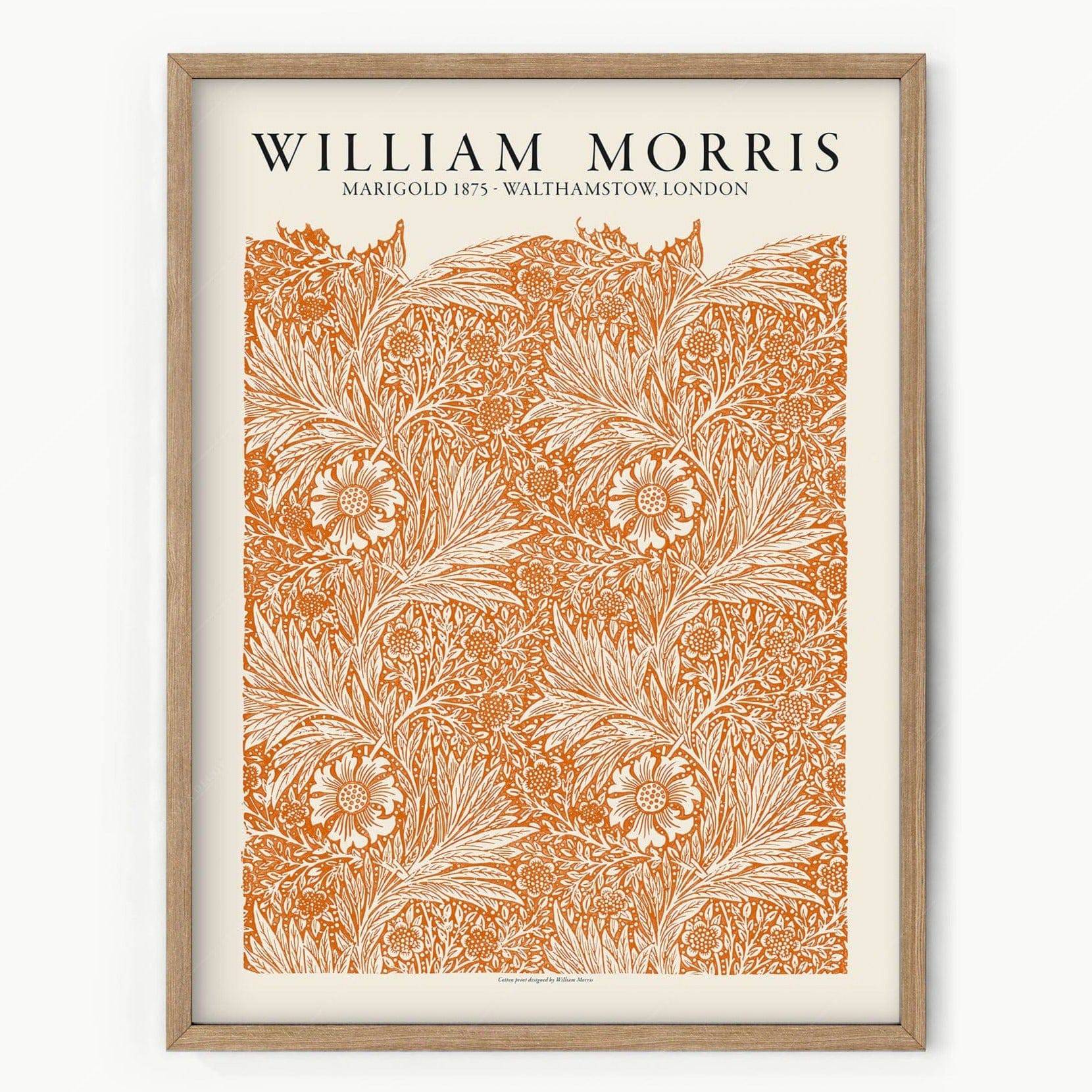 William Morris Marigold 1875 Art Print – Arts and Crafts Wall Decor