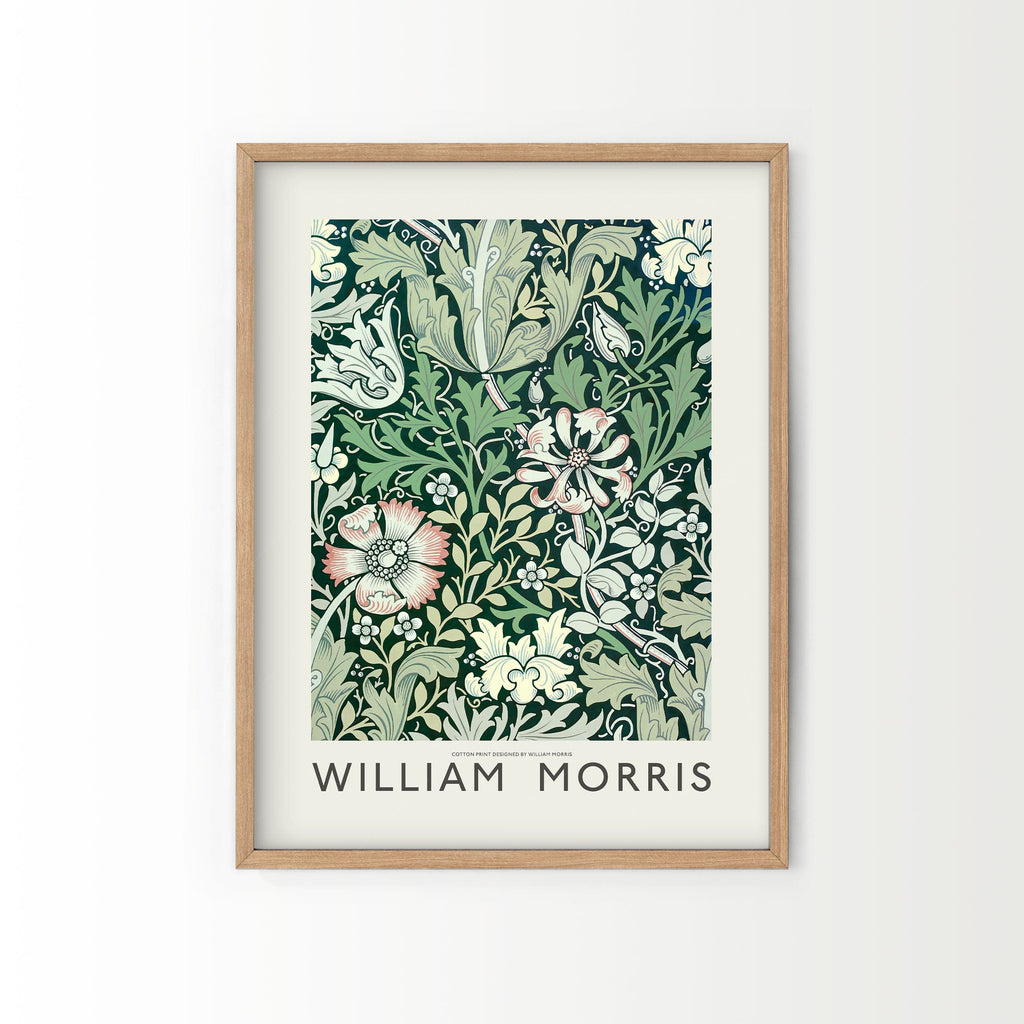 William Morris Floral Set of 2 Prints – Arts and Crafts Wall Art