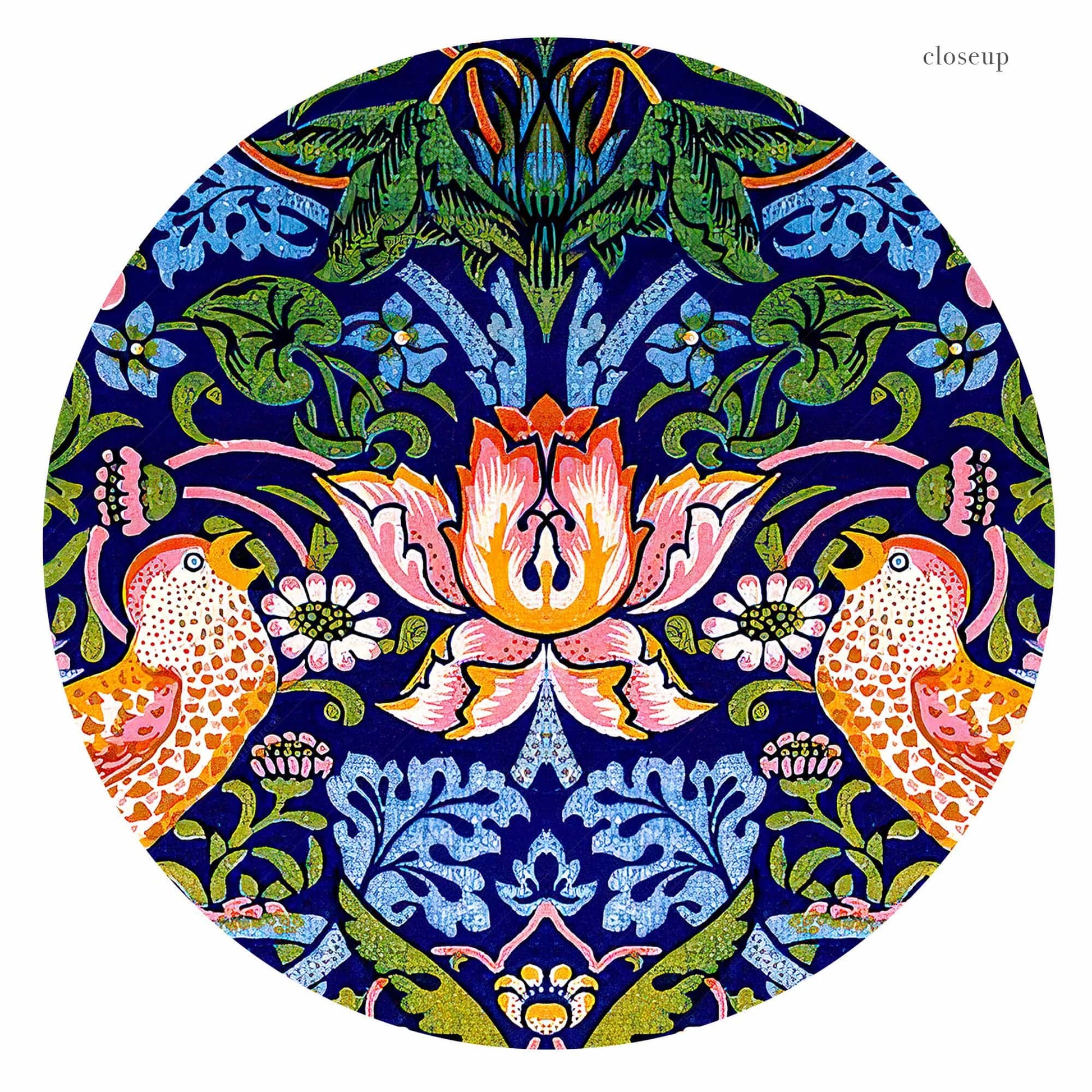 William Morris Strawberry Thief Art Print – Arts and Crafts Wall Decor