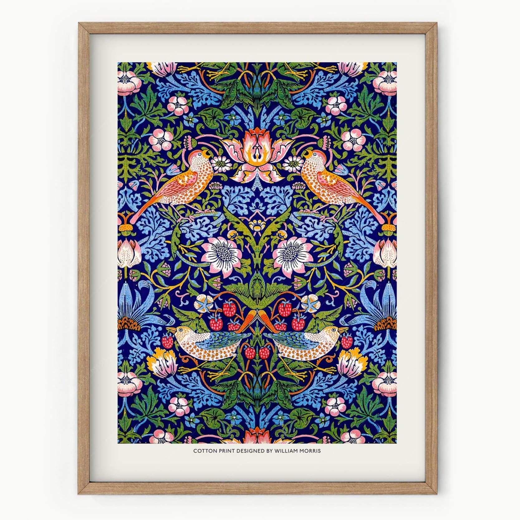 William Morris Strawberry Thief Art Print – Arts and Crafts Wall Decor