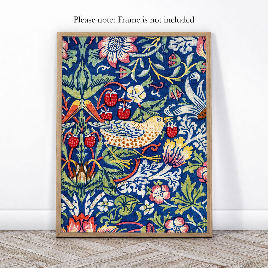 William Morris Strawberry Thief Set of 3 Prints – Arts & Crafts Wall Art