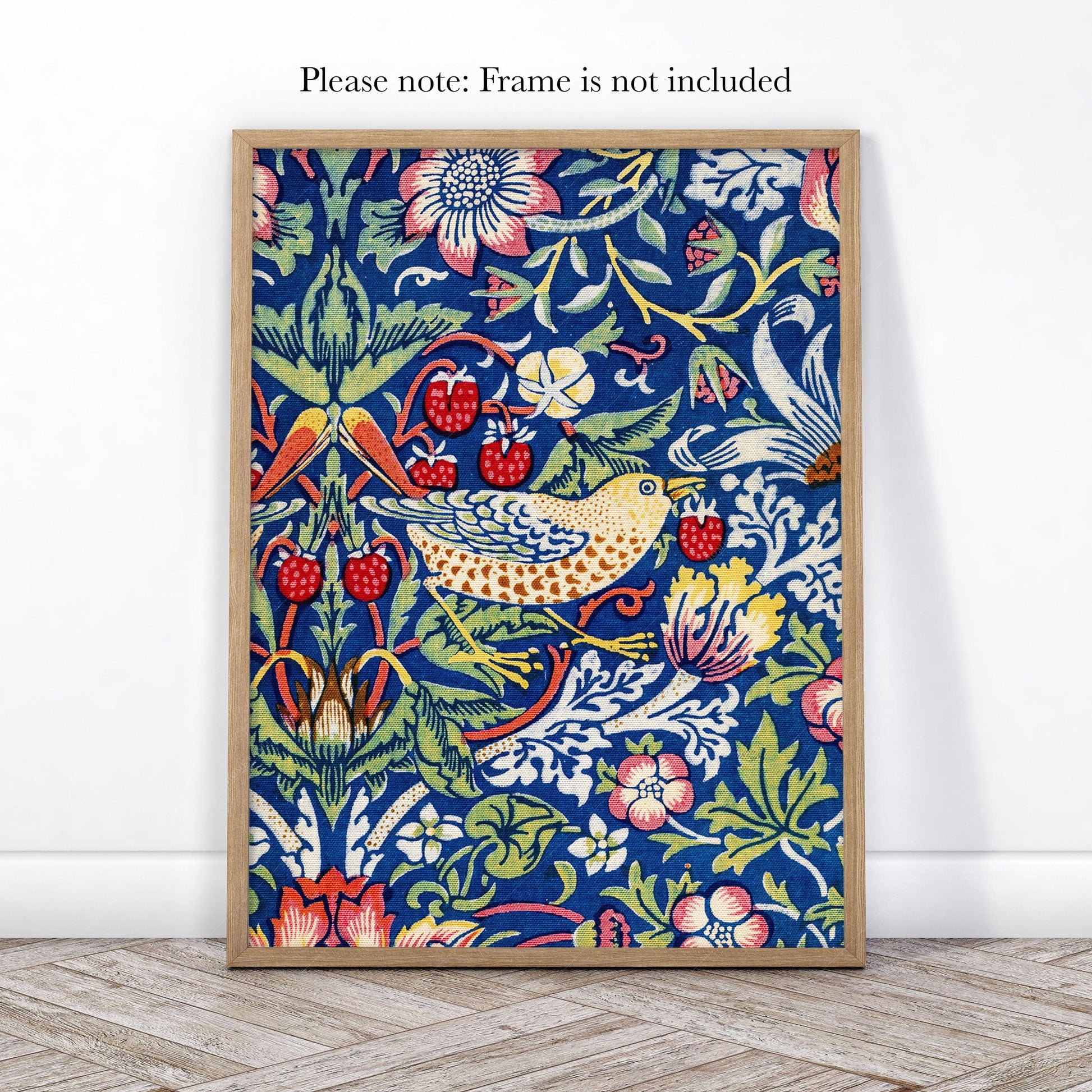 William Morris Strawberry Thief Set of 3 Prints – Arts & Crafts Wall Art