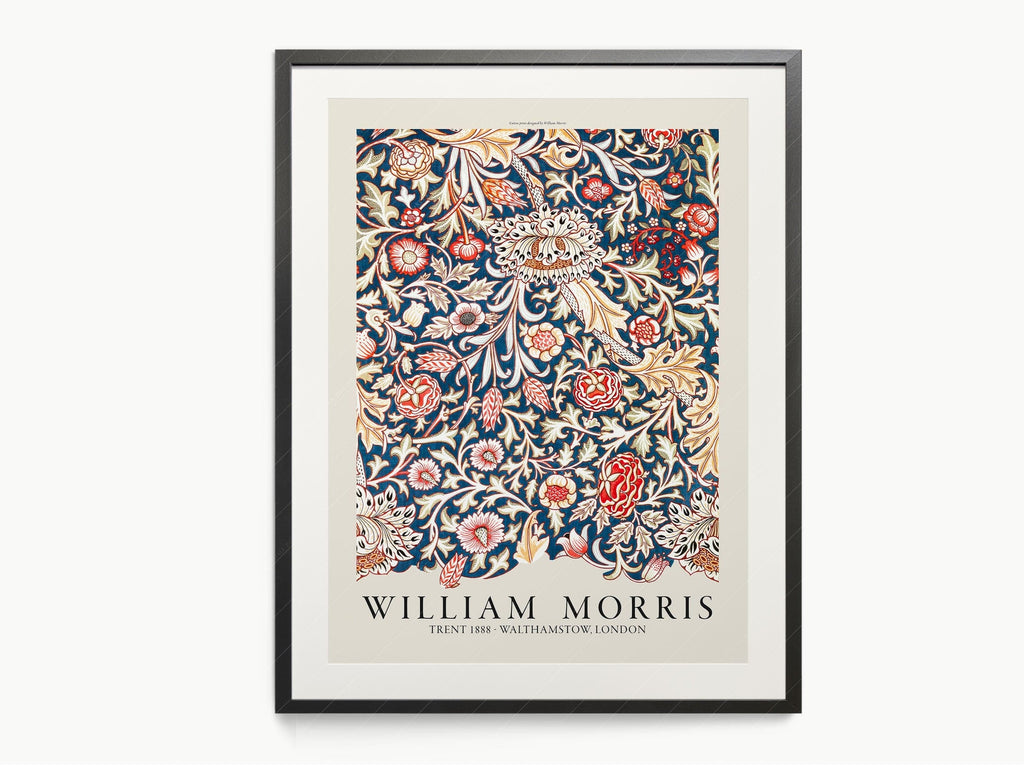 William Morris ,Trent Pattern Art Print – Arts & Crafts Movement Decor
