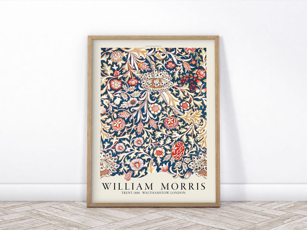 William Morris ,Trent Pattern Art Print – Arts & Crafts Movement Decor