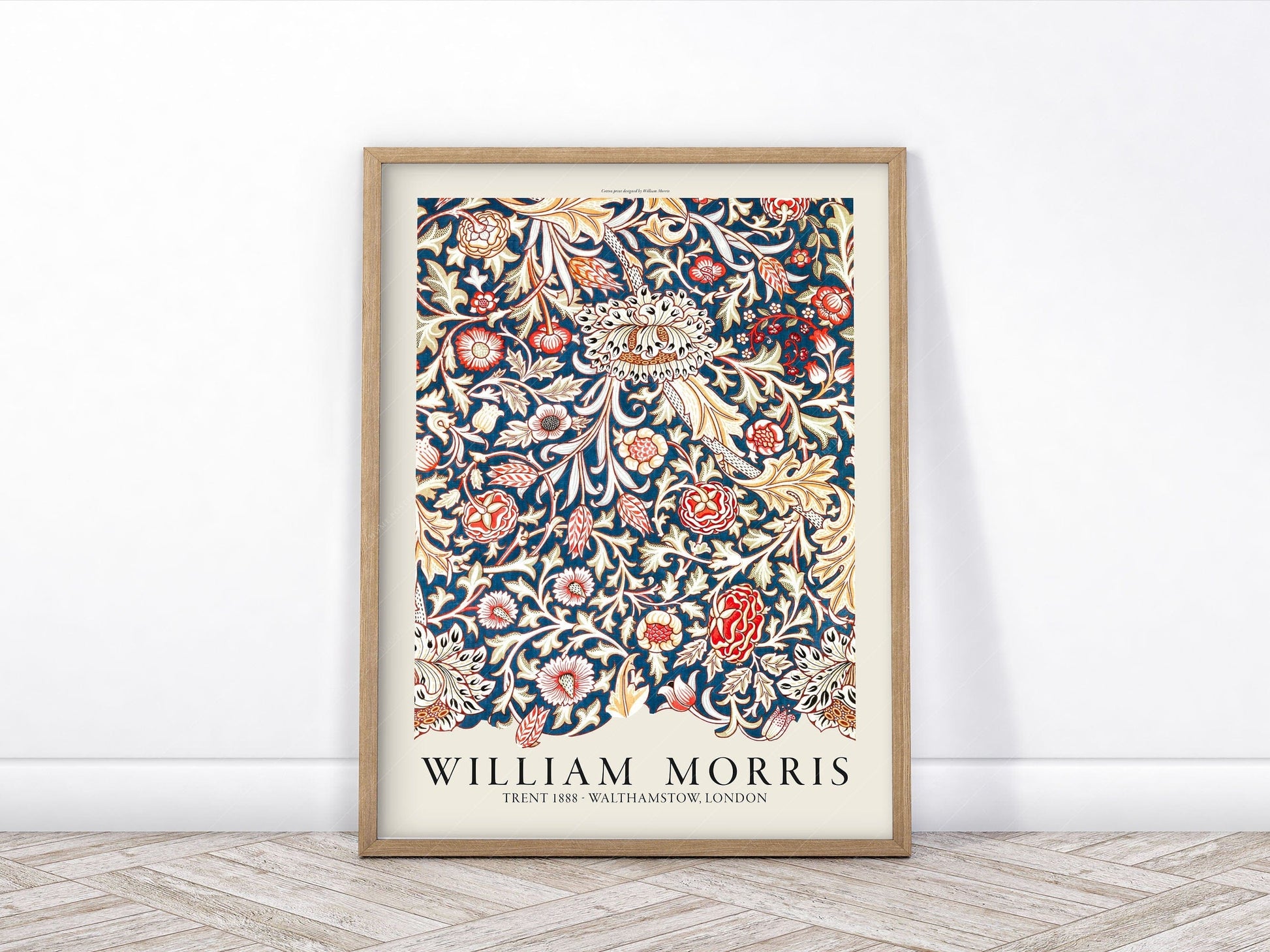 William Morris ,Trent Pattern Art Print – Arts & Crafts Movement Decor